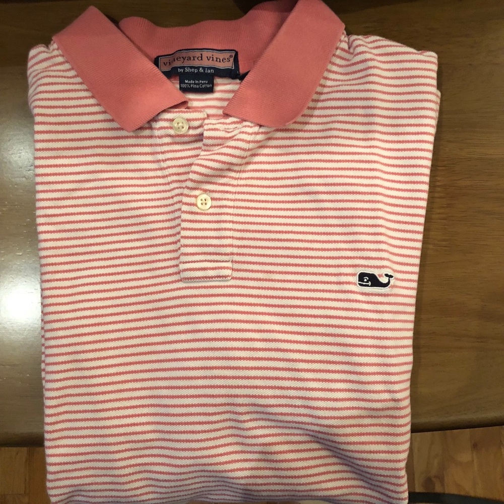 Vineyard vines striped polo shirt